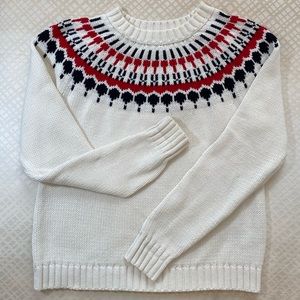 J. Crew Mercantile Fair Isle Sweater